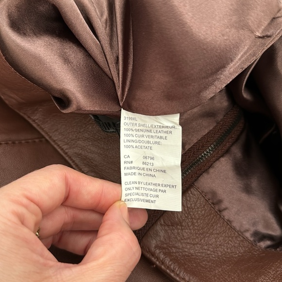 Tristan & America - Genuine leather skirt - size 8 🤎 - Picture 6 of 6